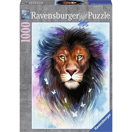 Ravensburger puzzel Majestueuze leeuw - Legpuzzel - 1000 stukjes
