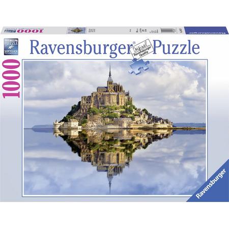 Ravensburger puzzel Mont-Saint-Michel - Legpuzzel - 1000 stukjes