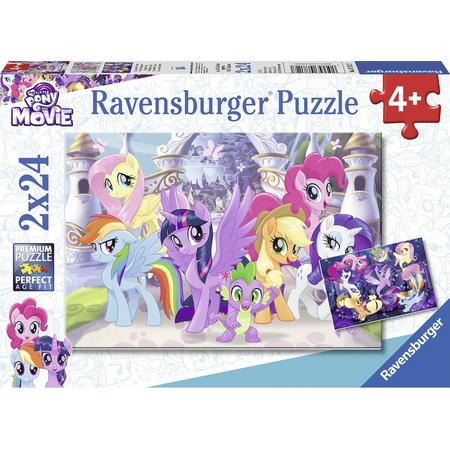 Ravensburger puzzel My Little Pony Prachtige ponys - Twee puzzels van 24 - kinderpuzzel