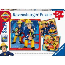 Ravensburger puzzel Onze held Sam - Drie puzzels - 49 stukjes - kinderpuzzel