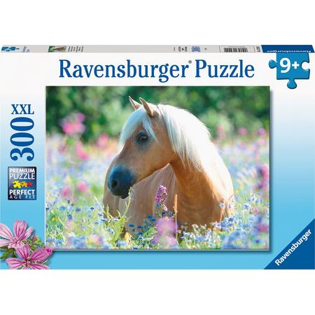 Ravensburger puzzel Paard Tussen de Bloemen - Legpuzzel - 300XXL stukjes