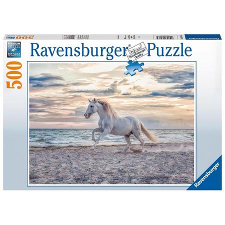 Ravensburger puzzel Paard op het strand 500 stukjes - Legpuzzel - 500 stukjes