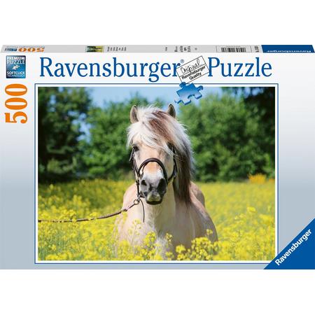 Ravensburger puzzel Paard tussen de bloemen - legpuzzel - 500 stukjes