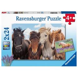   puzzel Paardenliefde - 2 x 24 stukjes - kinderpuzzel