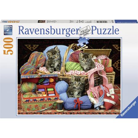 Ravensburger puzzel Pluizig genot  - legpuzzel - 500 stukjes