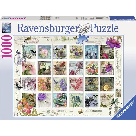 Ravensburger puzzel Postzegelverzameling - Legpuzzel - 1000 stukjes