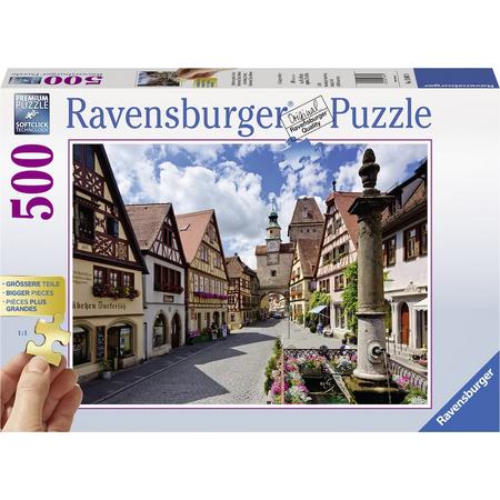 Ravensburger puzzel Rothenburg, Duitsland - Legpuzzel - 500 stukjes