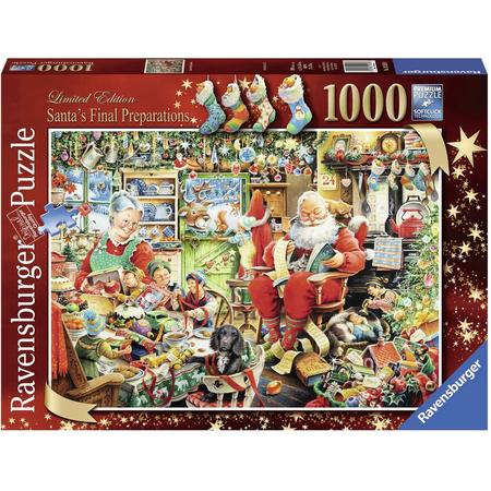 Ravensburger puzzel Santas Final Preparations - Legpuzzel - 1000 stukjes