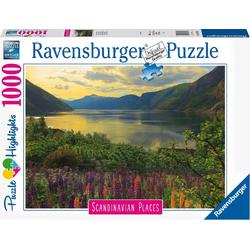 Ravensburger puzzel Scandinavian Places Fjord in Noorwegen - Legpuzzel - 1000 stukjes
