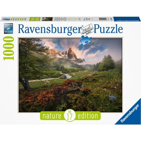 Ravensburger puzzel Schilderachtige sfeer in Vallée de la Clarée, Franse Alpen - Legpuzzel - 1000 stukjes