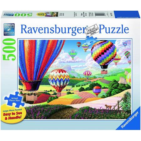 Ravensburger puzzel Schitterende Ballonnen 500 XXL grote puzzelstukken