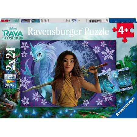 Ravensburger puzzel Sisu, de laatste draak - 2 x 24 stukjes - kinderpuzzel