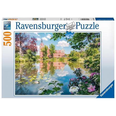 Ravensburger puzzel Sprookjesachtig slot Muskau - Legpuzzel - 500 stukjes