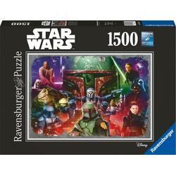   puzzel Star Wars Boba Fett Premiejager - Legpuzzel - 1500 stukjes