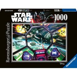   puzzel Star Wars TIE Fighter Cockpit - Legpuzzel - 1000 stukjes