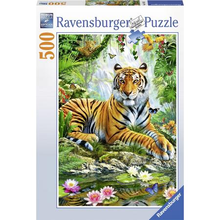 Ravensburger puzzel Tijgers in het oerwoud - legpuzzel - 500 stukjes