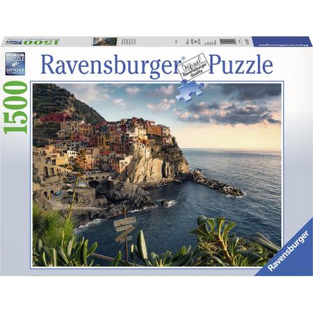 Ravensburger puzzel Uitzicht op Cinque Terre - Legpuzzel - 1500 stukjes
