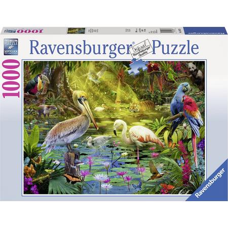 Ravensburger puzzel Vogels in paradijs - Legpuzzel - 1000 stukjes