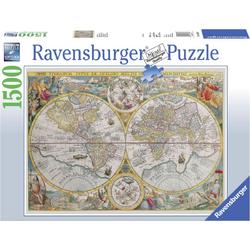   puzzel Wereldkaart 1594 - Legpuzzel - 1500 stukjes