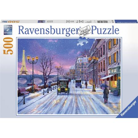 Ravensburger puzzel Winter in Parijs - legpuzzel - 500 stukjes