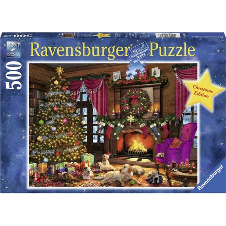 Ravensburger puzzel Witte Kerst - legpuzzel - 500 stukjes