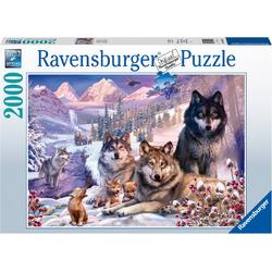   puzzel Wolven in de sneeuw - legpuzzel - 2000 stukjes