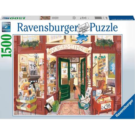 Ravensburger puzzel Wordsmiths Bookshop - Legpuzzel - 1500 stukjes