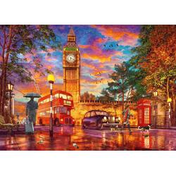   puzzel Zonsondergang op Parliament Square, Londen - Legpuzzel - 1000 stukjes