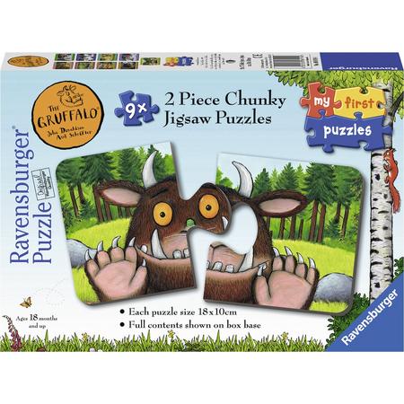 Ravensburger puzzel de Gruffalo - My First puzzles - 9x2 stukjes - kinderpuzzel