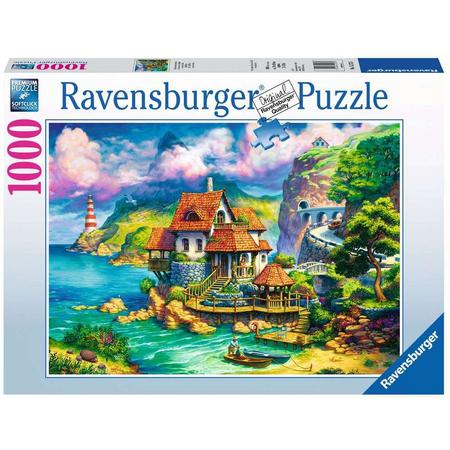 Ravensburger puzzel de Klifwoning 1000 stukjes