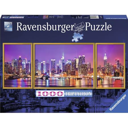 Ravensburger puzzel triptychon New York - legpuzzel - 1000 stukjes