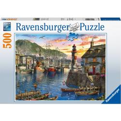   puzzel ´s Ochtends bij de haven - legpuzzel - 500 stukjes