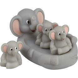 Badspeelset olifanten 4 delig -   Olifant - Speelgoed voor kinderen en babys