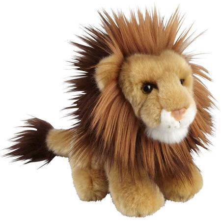 Pluche knuffel dieren Leeuw 18 cm - Speelgoed Leeuwen knuffelbeesten