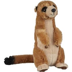 Pluche knuffel dieren Stokstaartje 18 cm - Speelgoed wilde dieren knuffelbeesten