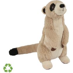 Pluche knuffel dieren Stokstaartje 23 cm - Speelgoed knuffelbeesten - Eco Soft-serie - Leuk als cadeau
