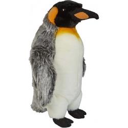 Pluche koningspinguin knuffel 32 cm - Pinguins pooldieren knuffels - Speelgoed voor kinderen