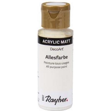 Rayher Acrylic verf 59 ml - Kleur : Albastwit