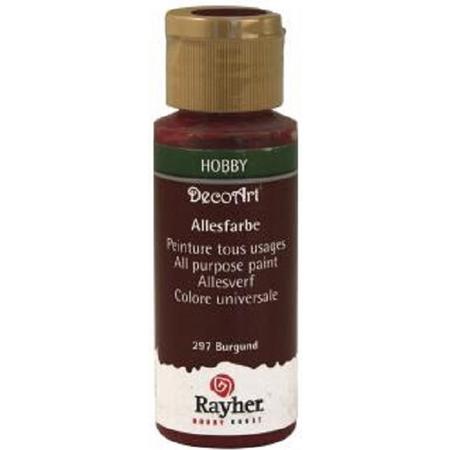 Rayher Acrylic verf 59 ml - Kleur : Bourgondie