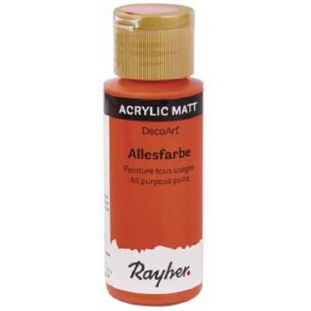 Rayher Acrylic verf 59 ml - Kleur : Capri Orange