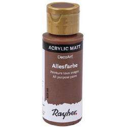 Rayher Acrylic verf 59 ml - Kleur : Chocolade