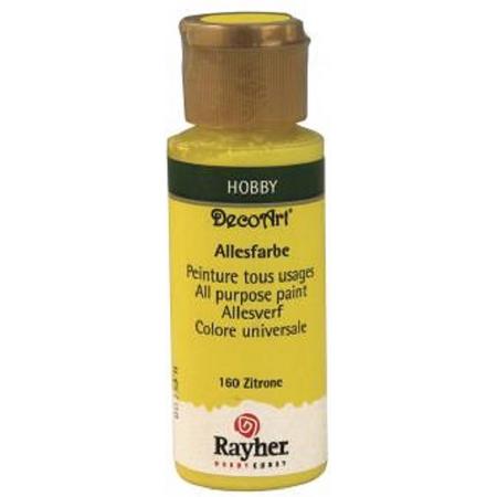 Rayher Acrylic verf 59 ml - Kleur : Citroen