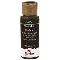 Rayher Acrylic verf 59 ml - Kleur : Donkerbruin