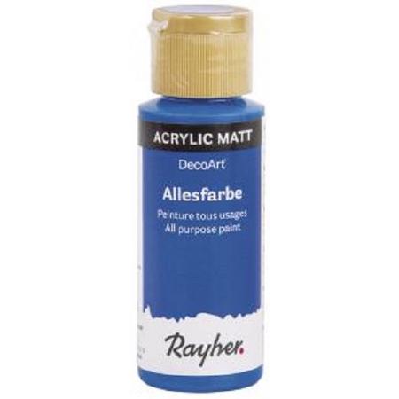 Rayher Acrylic verf 59 ml - Kleur : Echt blauw
