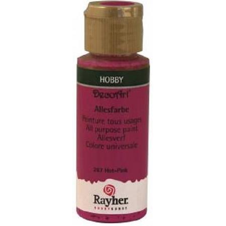 Rayher Acrylic verf 59 ml - Kleur : Hot Pink