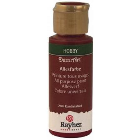 Rayher Acrylic verf 59 ml - Kleur : Kardinaalood