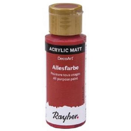 Rayher Acrylic verf 59 ml - Kleur : Kersenrood
