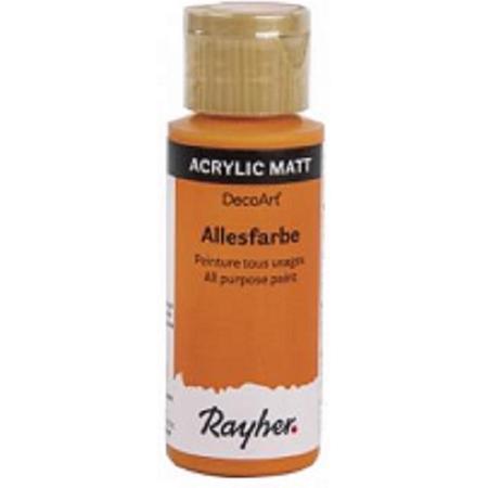 Rayher Acrylic verf 59 ml - Kleur : cadmiumoranje licht
