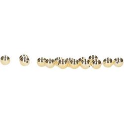 15 gouden ronde kralen 8 mm