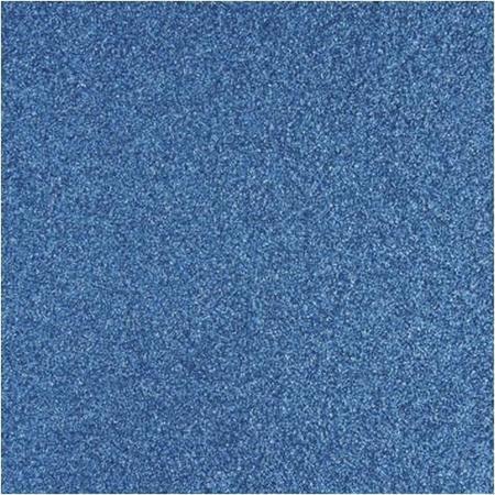 3x stuks blauwe glitter papier vellen 30.5 x 30.5 cmm - Hobby scrapbooking artikelen